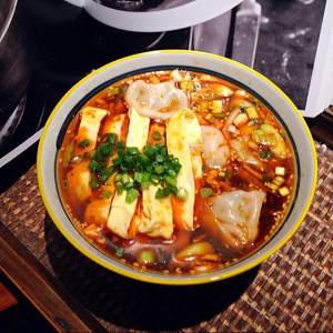 The practice measure of acerbity soup boiled dumpling 9