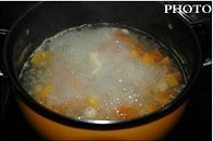 The practice measure of soup of papaya tremella lotus seed 7