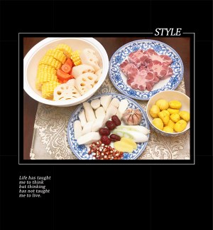 The practice measure of soup of Chinese chestnut of bone of Xian Tian oxtail 1