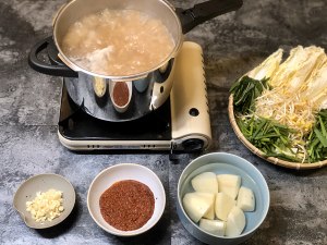 The practice measure of Gamjatang of soup of potato of bone of Korea hot pig 7