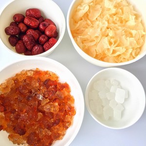 The practice measure of a thick soup of red jujube of peach glue tremella 1
