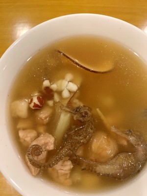 The practice measure of soup of lean lean of ginseng of sea horse prince 5