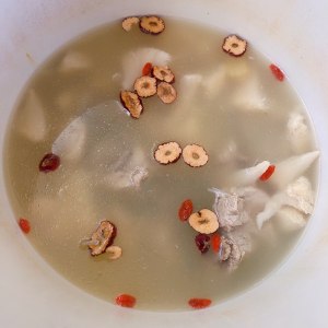 The practice measure of soup of bone of pig of lily of hedgehog hydnum stay of proceedings 12