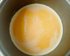 The practice measure of soup of asparagus of pumpkin of low card butter 5