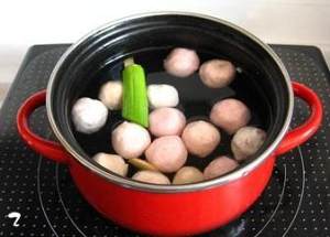 The practice measure of soup of spinach fish bolus 2