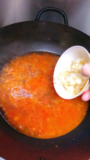 Soup of tomato egg a knot in one's heart (edition of the daily life of a family) practice measure 5