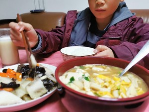 The practice measure of the simple way of soup of delicious bean curd 8