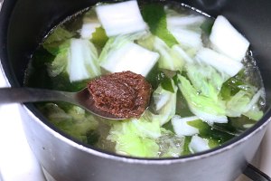 The practice measure of soup of Ceng of taste of food of Chinese cabbage connected through one's relatives 6