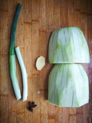 The practice measure of soup of wax gourd chop 2