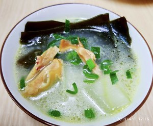 The practice measure of soup of kelp wax gourd 7