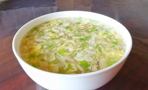 The practice measure of 5 minutes of dawdle egg beautiful a thick soup that drink 13