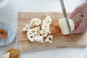 The practice measure of a thick soup of lotus root of sweet-scented osmanthus pear 5