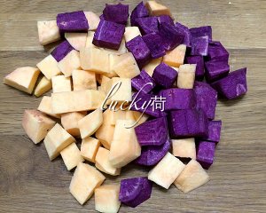 Sweet potato soup (sweet potato is sweet soup) practice measure 2