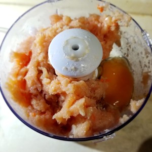 Meatball of chicken breast of Xianggu mushroom carrot soup (reduce weight) practice measure 3