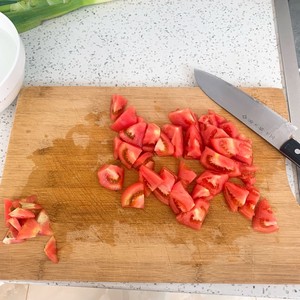 The practice measure of tomato egg soup 3