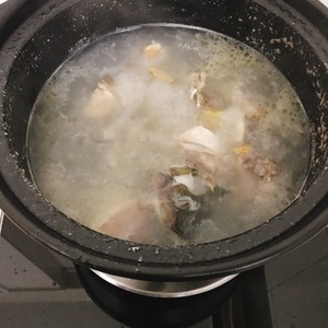 The practice measure of soup of papaya fish head 6