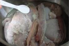 The practice measure of soup of peppery pig abdomen 5