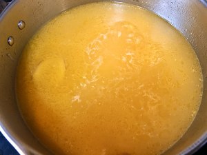 The practice measure of the holothurian chicken broth that spend glue 12