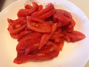 The practice measure of beautiful soup of egg of laver of tomato dried small shrimps 2