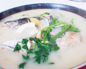 Soup of grandma whitefish head (bright) practice measure 17