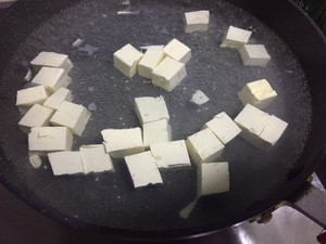 Vegetarian: The practice measure of soup of spinach bean curd 5