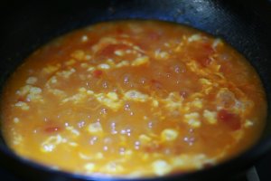 The practice measure of soup of tomato egg a knot in one's heart 10