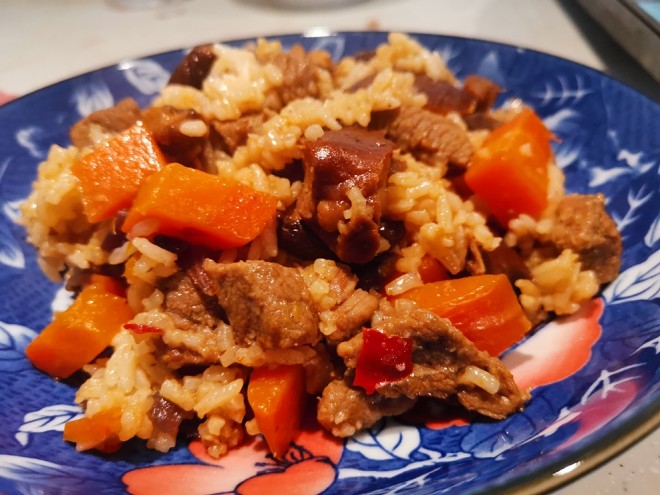 
The practice of meal of stew of beef of carrot Xianggu mushroom