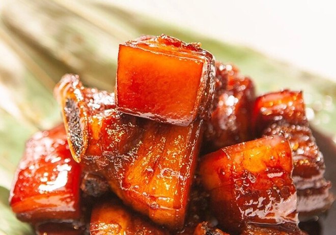 
Pure Shanghai dish, the practice of flesh of braise in soy sauce