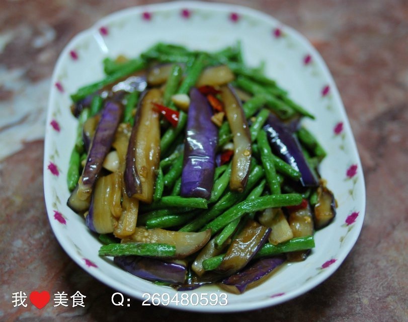 
The practice of aubergine beans horn, how is aubergine beans horn done delicious