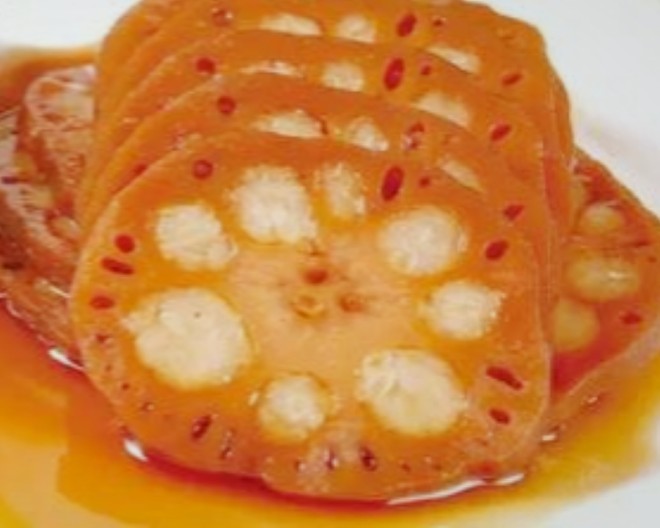 
The practice of sweet lotus root of sweet juice polished glutinous rice, how to do delicious