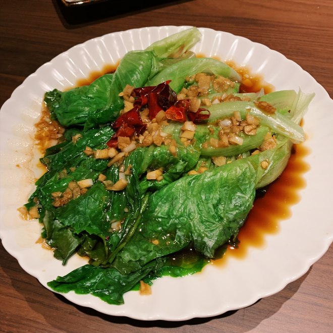 
Oyster sauce lettuce