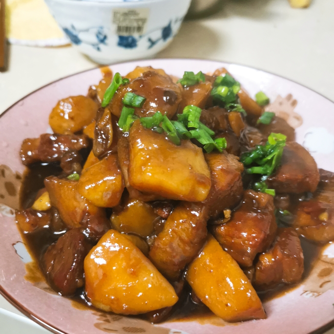 ポテトの煮込み肉の醤油漬けの練習、ポテトの煮込み肉の醤油煮はいかがですか