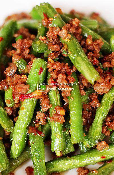 煮込み前の炒め物のインゲン豆の仕込み、煮込み前の炒め物のインゲン豆の美味しさ