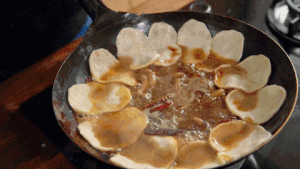 地上ボイラーチキン +レッドオイルを含む[優雅なフィード失礼な言語]練習法12 