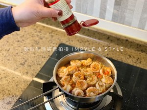 Shrimp of Spanish garlic Chengdu (video) practice measure 12