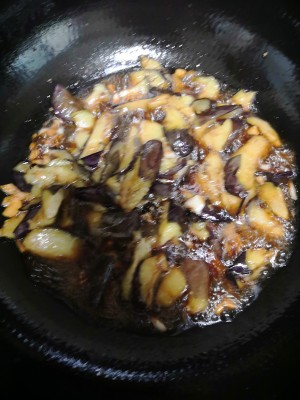 Aubergine of braise in soy sauce, delicious to the practice measure that licks plate 3