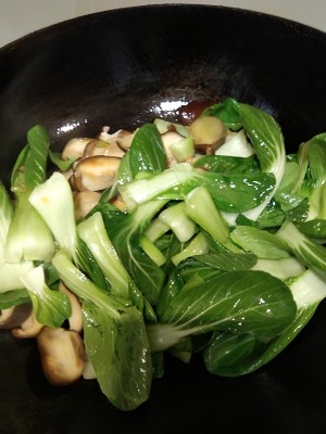 Xianggu mushroom of simple and easy edition gathers up the practice measure of rape 8