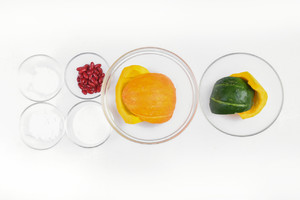 Congee of lumbar beans pumpkin (two bowls insufficient) practice measure 1
