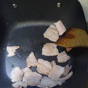 Pickle steaky pork fries a meal, 5 minutes of practice measure that give boiler 3