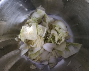 The practice measure that learns go with rice easily simply to drink congee Chinese cabbage 6