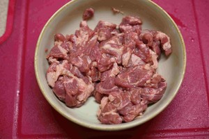 ポーチドエッグチリは小さな肉を炒める（スーパー ご飯と一緒に行きます）練習対策2 