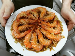 The practice measure of prawn of evaporate of Chengdu of garlic of vermicelli made from bean starch 6