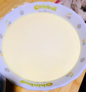The practice measure of a thick soup of ground meat egg 4
