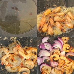 脂肪を減らす| 低脂肪の新鮮なエビの殻をむいたエビのイタリアの繊細な顔の練習対策4 