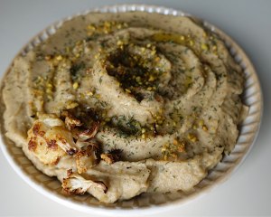 ウインドブレイクグラスを焼いて、料理ソースのローストパースニップ＆カリフラワーディップ3の実践測定