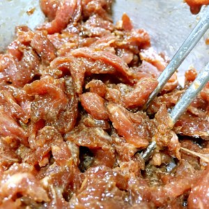 柔らかい牛肉を炒める方法11