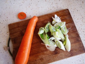 Simple, black agaric green burns carrot (delicious, fall in love with carrot) practice measure 1