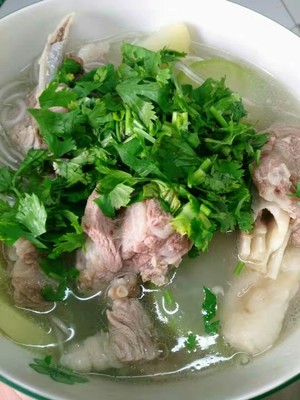 The practice measure of hotpot of boiled in clear soup of Ningxia the daily life of a family 7