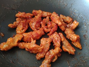 Those who eat not to remove pork [flesh of sweet-and-sour chicken breast] practice measure 8