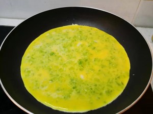 The practice measure of cake of balsam pear omelette 6